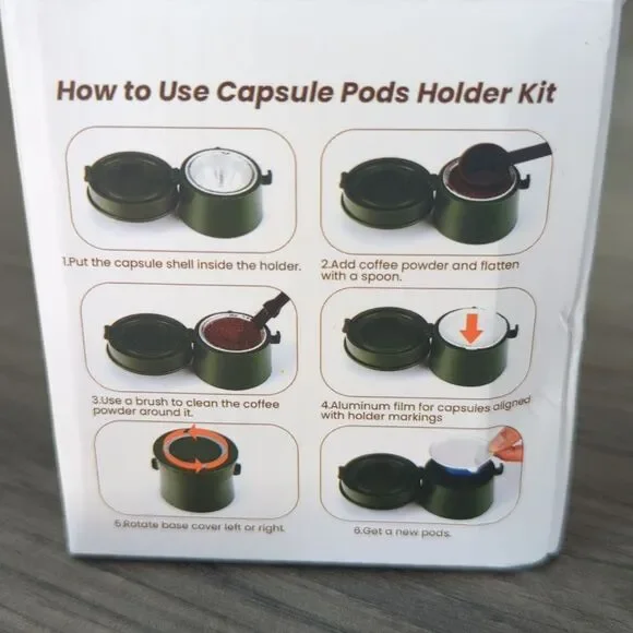 Reusable Vertuo Espresso Capsule Pods Tool Kit - Picture 3 of 4